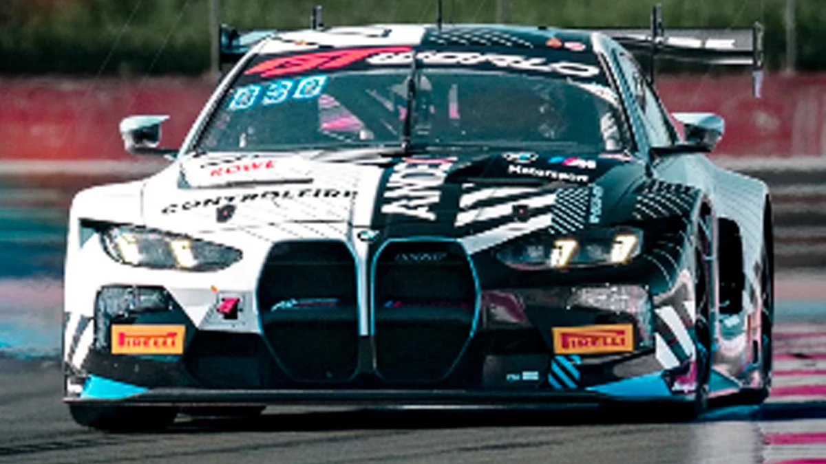 La máquina del patagónico Montenegro, sobre el trazado de Pual Ricard para el debut en la 2026 de la GT World Challenge Europe | Foto: IG @follow_WRT