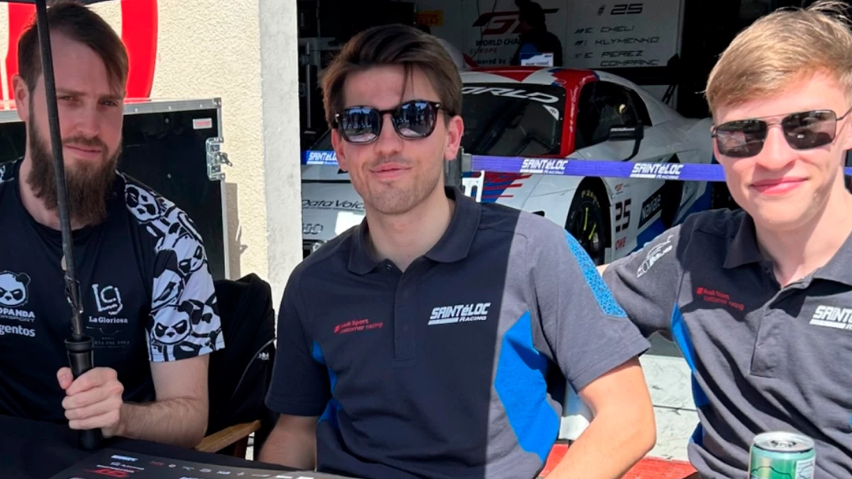 Pérez Companc, a la izquierda, el mejor de los argentinos en la prueba clasificatoria en Paul Ricard | Foto: IG @ SainteLoc_Racing