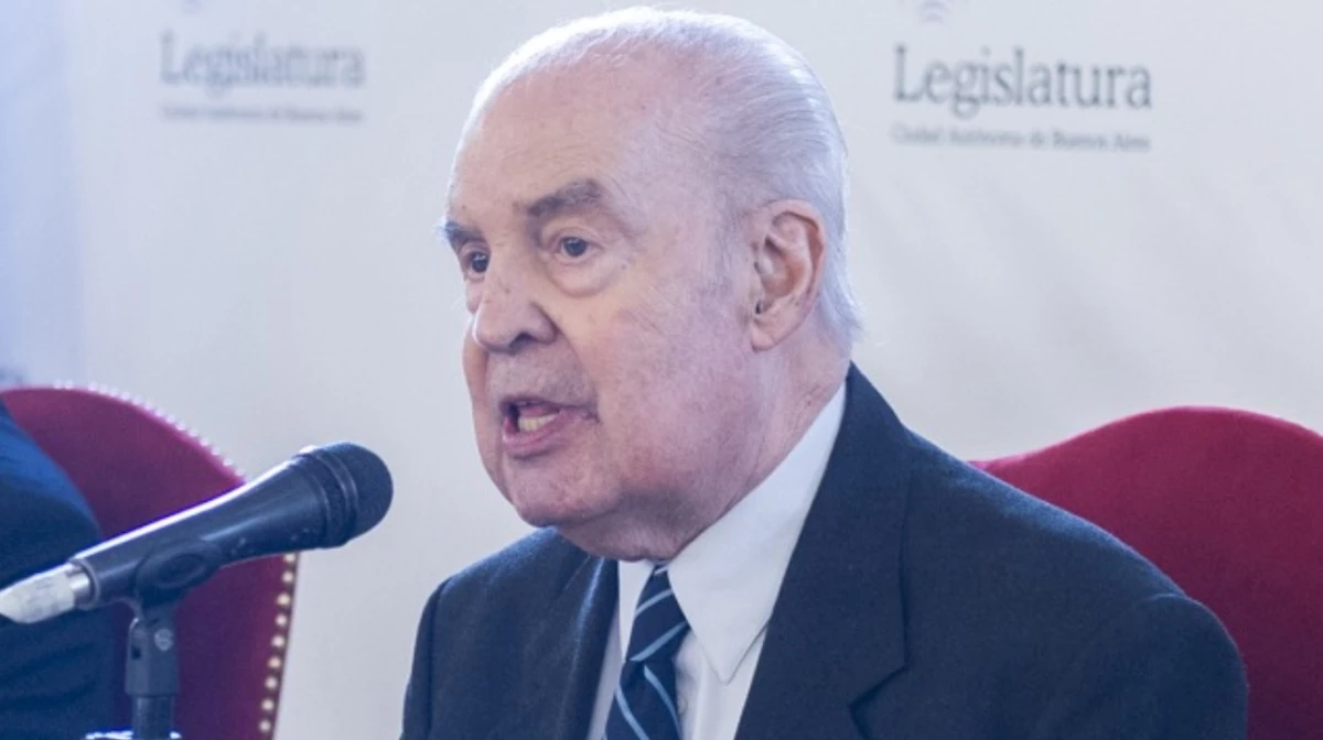 Julio Ricardo murió a los 87 años (Foto: LegislaturaCABA).