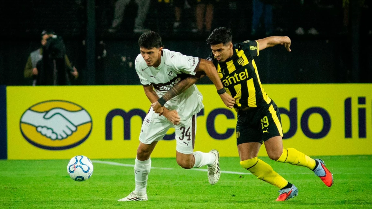 Foto: Platense luchó y con orden construyó un triunfo histórico al ganarle a Peñarol por 2 a 1 como visitante