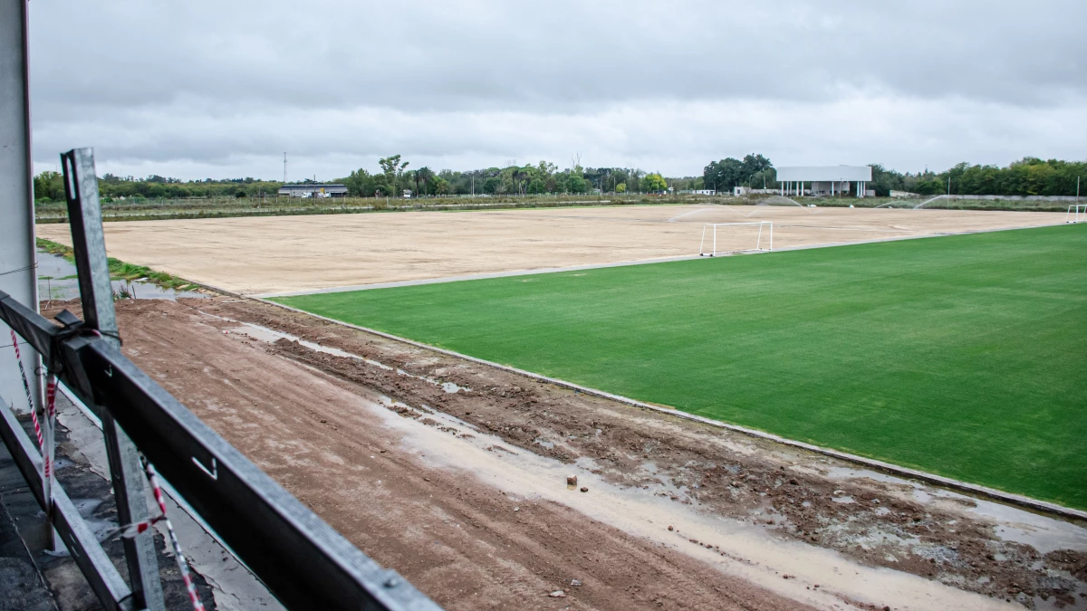 Hay dos canchas de las primeras cuatro listas para estrenar en las próximas semanas | Foto: Racing Club