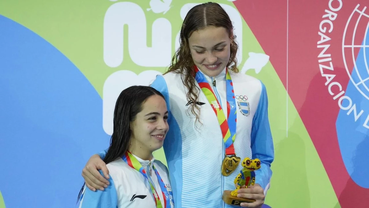 En 100 metros de Dorso Femenino, Cecilia Dieleke y Laila Chain logaron el 1-2.