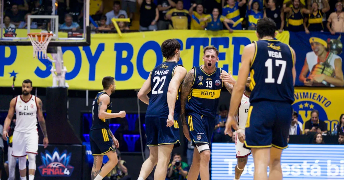 Agustín Barreiro, uno de los puntos altos de Boca en el choque ante &nbsp;Flamengo por la BCLA | &nbsp;Foto: FIBA Americas