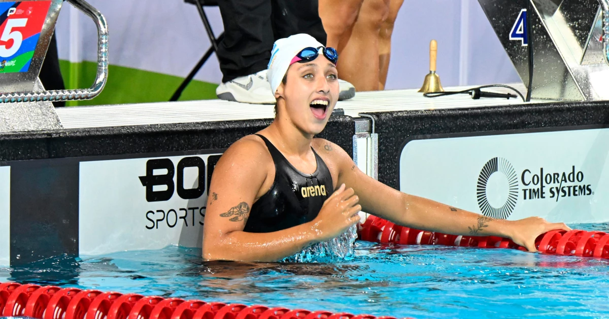 Agostina Hein, la sensación de los Suramericanos de la Juventud en Panamá | Foto: Prensa COA