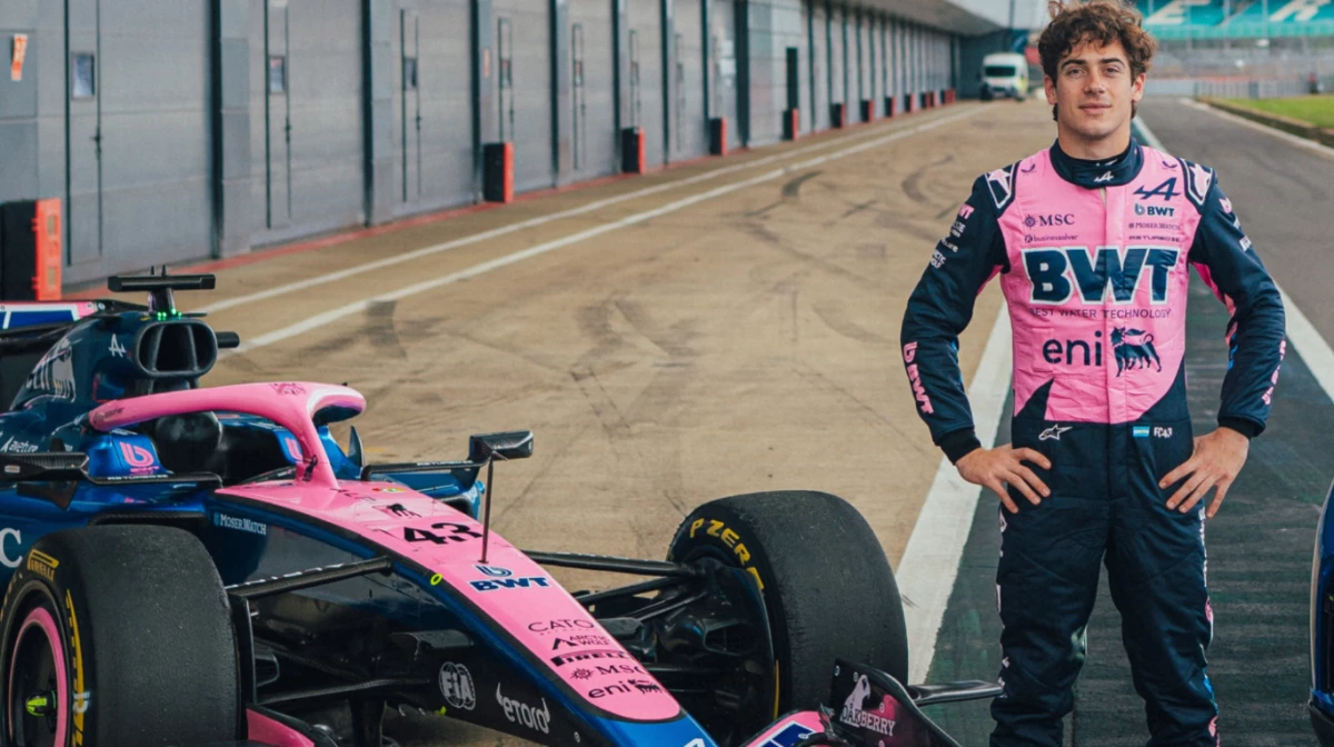 Colapinto dará una exhibición el próximo domingo (Foto: X@AlpineF1Team).