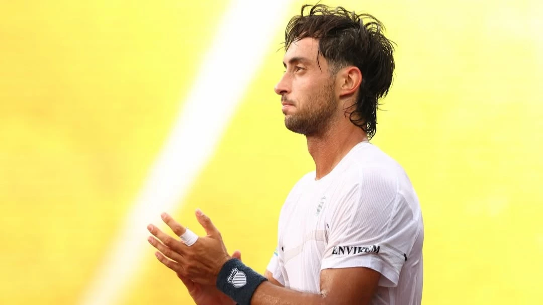 Foto: Thiago Tirante eliminó al español Bautista Agut, quien disputó por última vez el Masters 1000 de Madrid.&nbsp;