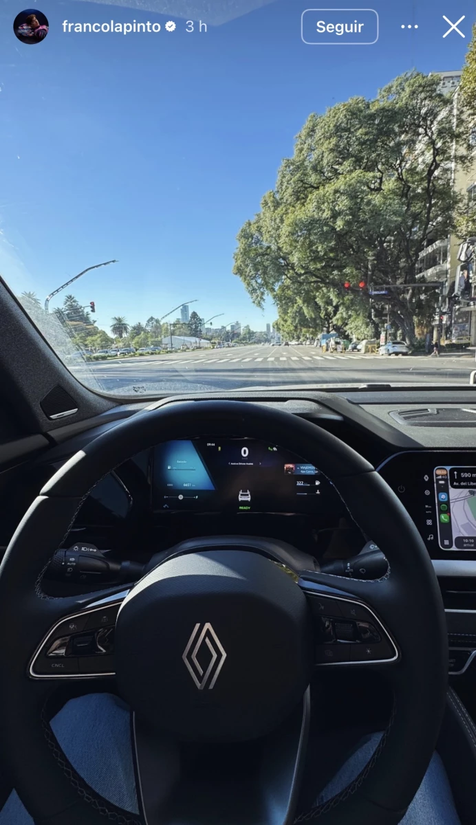 Foto: Franco Colapinto (IG)