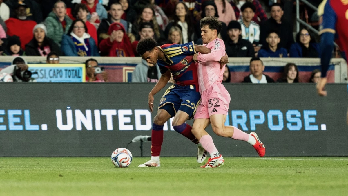Foto: Inter Miami debió luchar hasta el final para llevarse una victoria importante de cancha de Real Salt Lake.