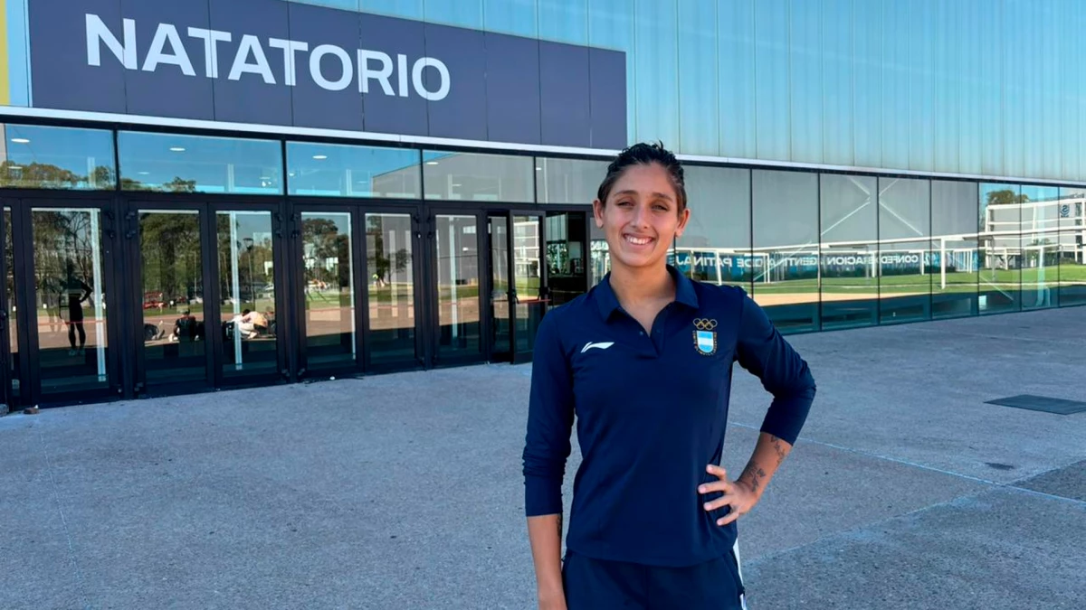 Hein en el natatorio del Parque Olímpico, donde este viernes disputa una nueva serie del CAmpeonato Naiconal de Clubes y en la que busca seguir con la planificación del 2026 | Foto: Archivo&nbsp;