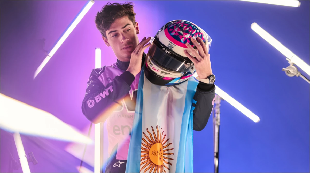 Colapinto vivirá un día histórica con sus fanáticos en Buenos Aires (Foto: X@AlpineF1Team).