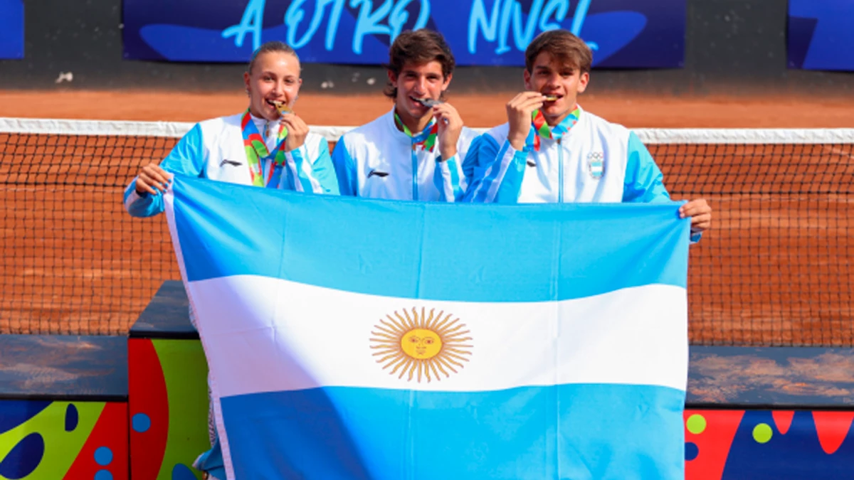 El tenis de Argentina, nuevamente referencia en los Juegos de Panam´2026 con una nueva medalla de oro | Foto: Prensa COA