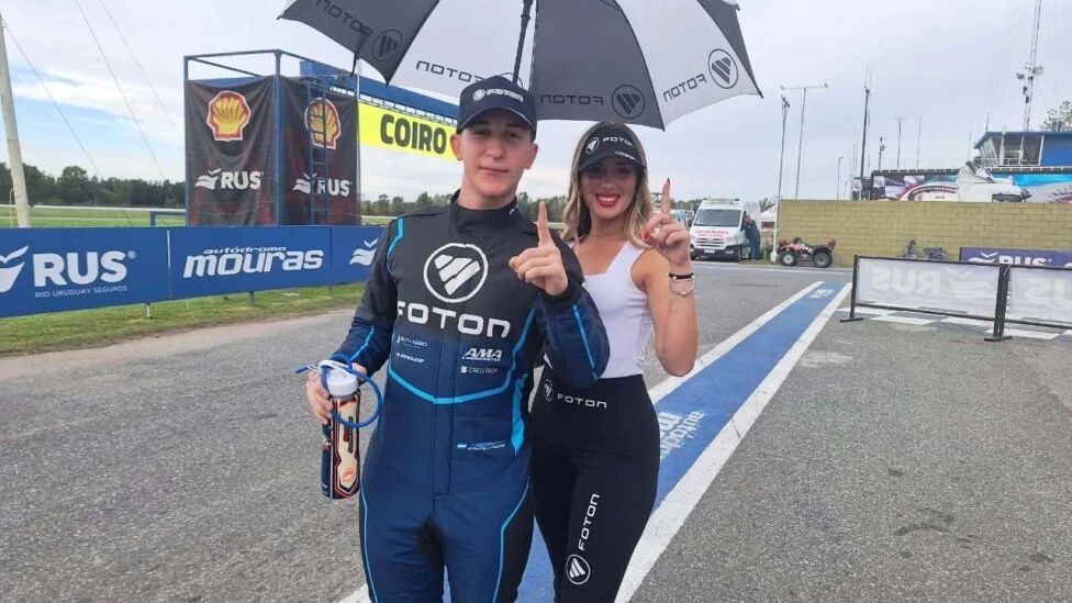 Santilli Pazos&nbsp;alcanzó su primera “pole position”.