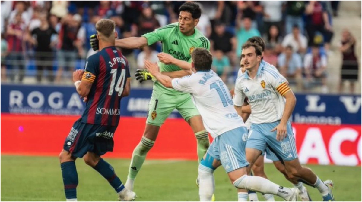 Andrada perdió el control y agredió a un rival (Foto: X@LigActu).