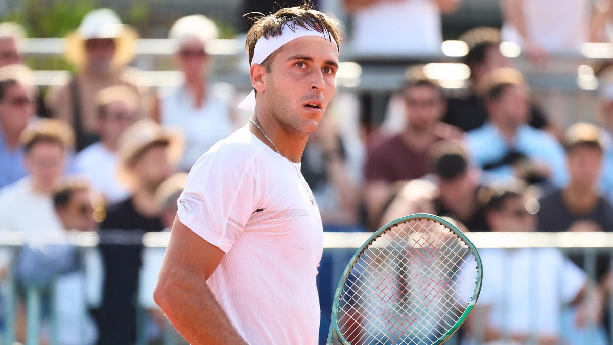Tomás Etcheverry cayó ante el francés Fils en los octavos de final del Masters 1000 de Madrid. (Foto: @MutuaMadridOpen)