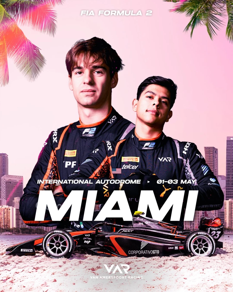 Varrone junto a su compañero de equipo, el mexicano Rafael Villagómez Foto: VAR.