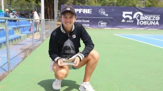 Foto: Nadia Pdororoska se quedó con el W15 de tenis de Madrid