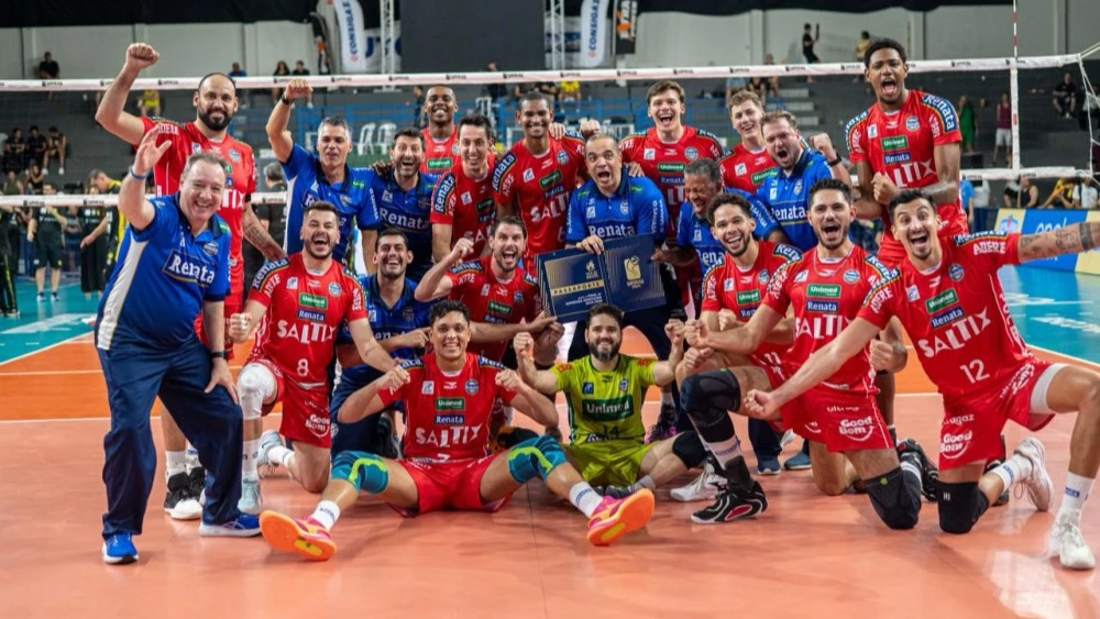 Foto: Renata Voley. En Brasil, Horacio Dileo jugará la final contra Sada Cruzeiro tal como pasó en el Sudamericano