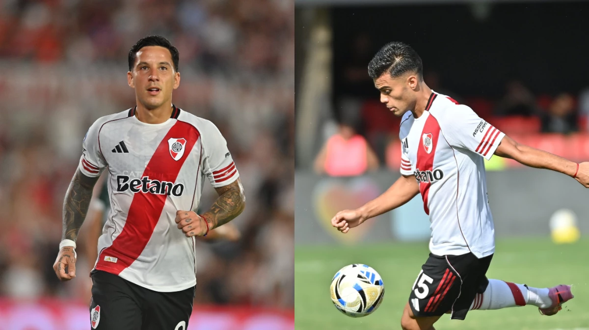Foto: River. Seba Driussi se desgarro contra Boca y Fausto Vera se dobló la rodilla unos días antes contra Carabobo. &nbsp;