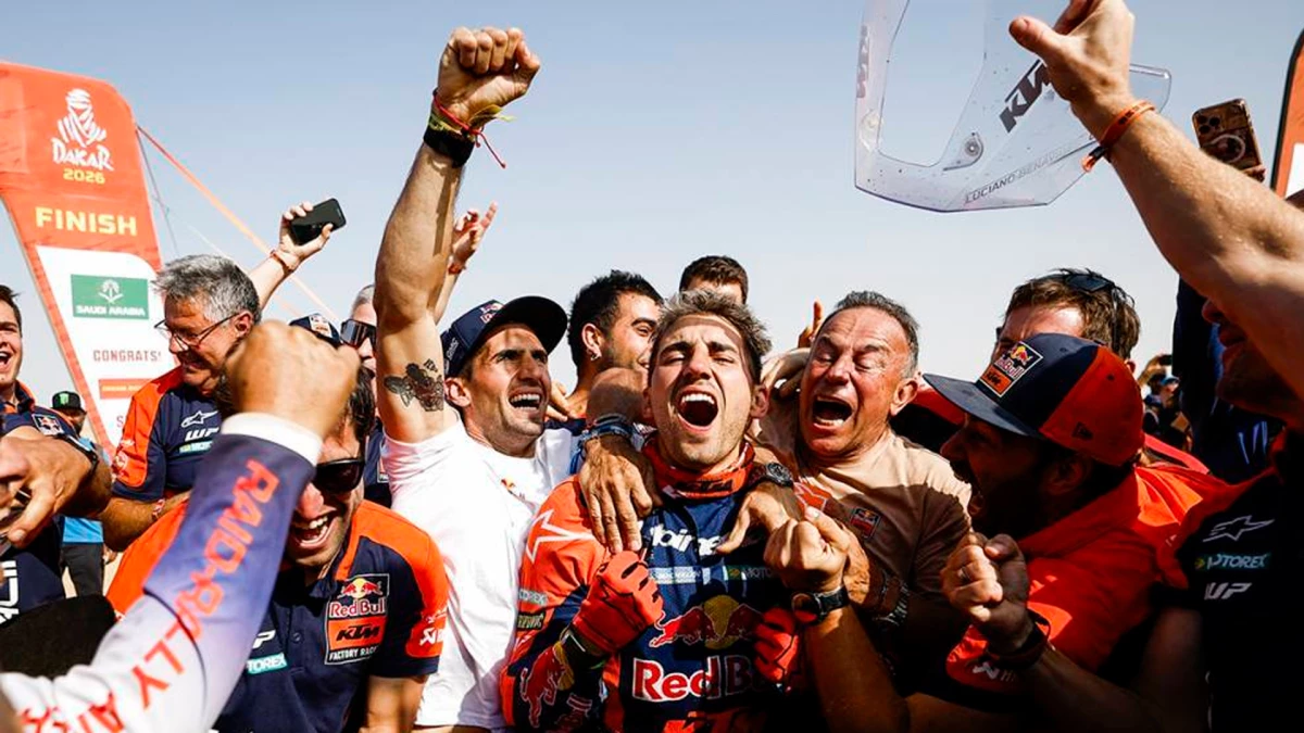 Luciano Benavides, en motos, tendrá la posibilidad de revalidar su títuo histórico como campeón a bordo de su KTM | Foto ASOJ.DeifosseDPP