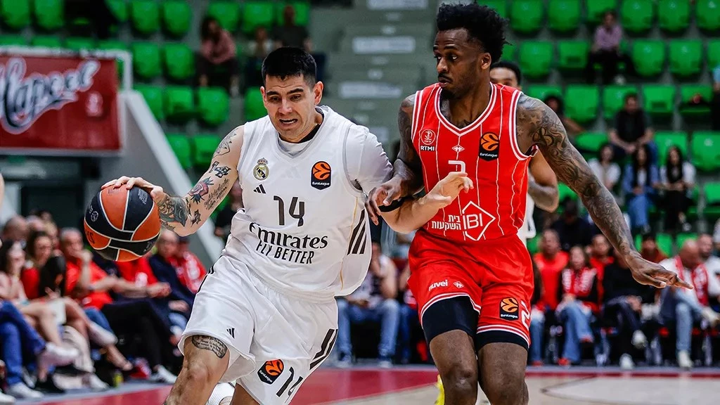 Foto: “X” de Real Madrid Basket (@RMBaloncesto) - Deck no pudo lucirse en Israel.