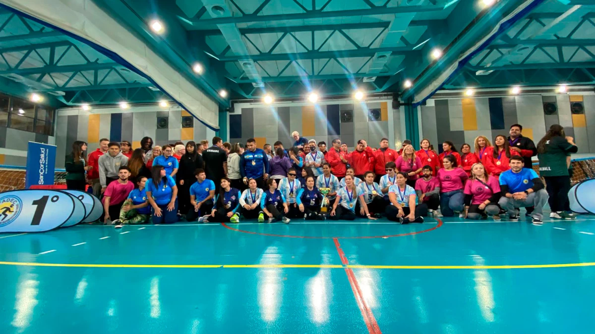 El goalball vivió una fiesta en Buenos Aires con la Copa Tango con presencia internacional entre los rivales | Foto: Prensa Fadec