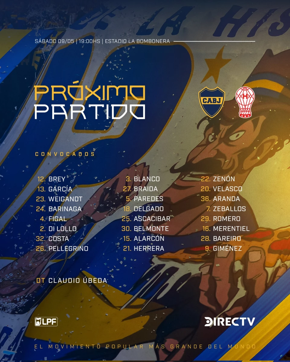 Foto: “X” de Boca Juniors (@BocaJrsOficial).