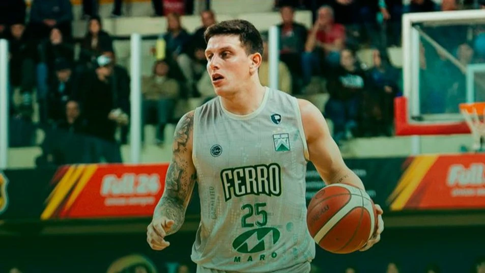 Foto: “X” de Ferro Carril Oeste Basquet (@ferrobasquetok).