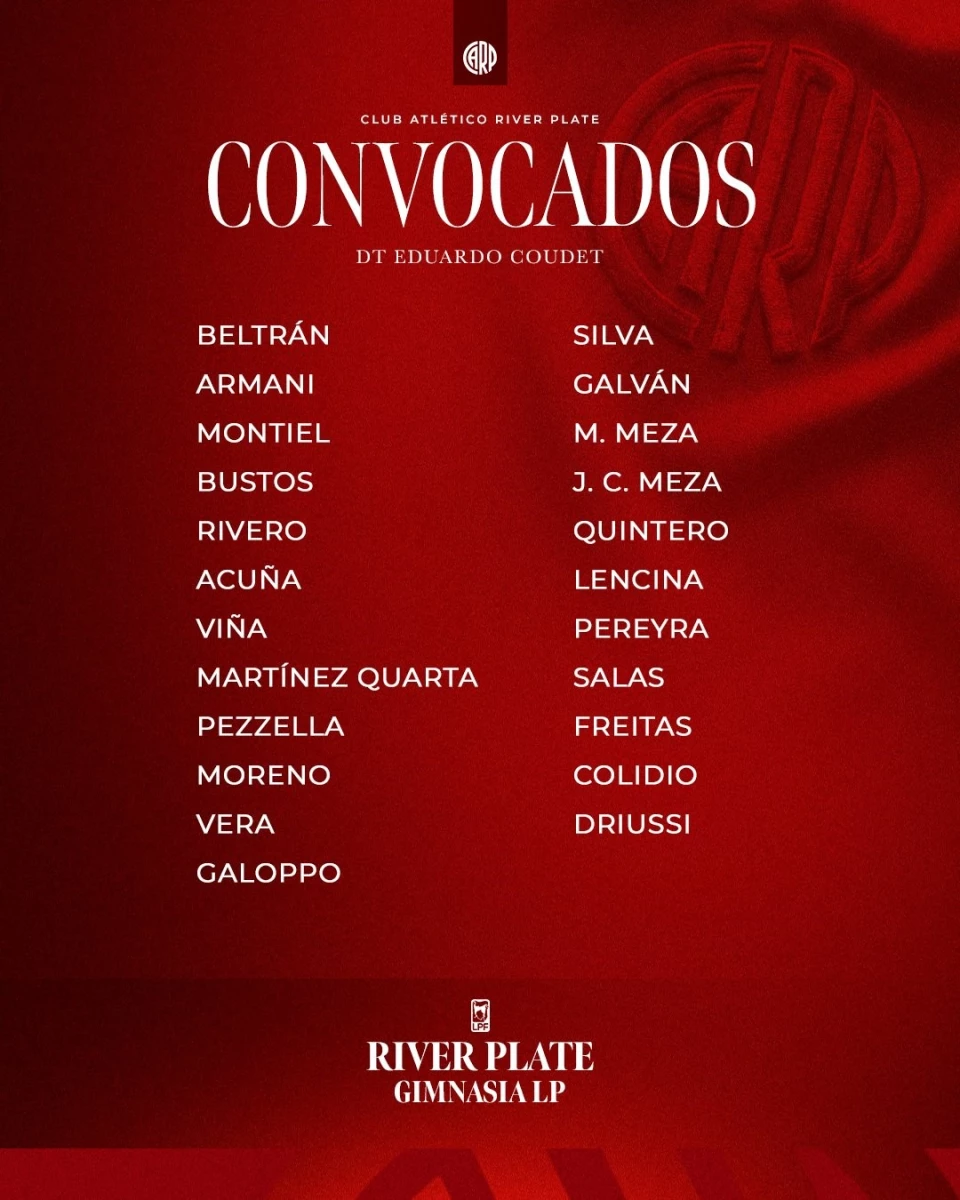 Foto: “X” de River Plate (@RiverPlate).