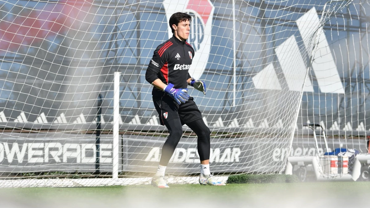 Foto: River. Santiago Beltrán cumplió la fecha de suspensión y hay que ver si el DT le da un partido mas a Franco Armani.