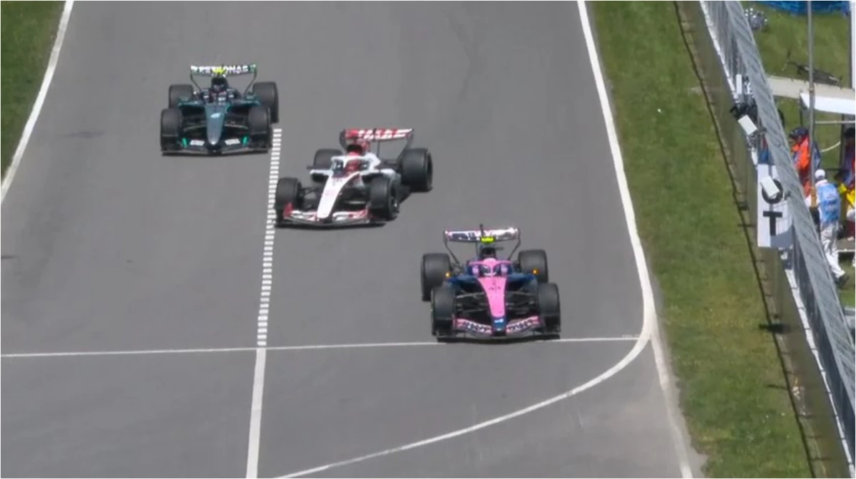 Colapinto abandonó la práctica del GP de Canadá (Foto: X@F1).