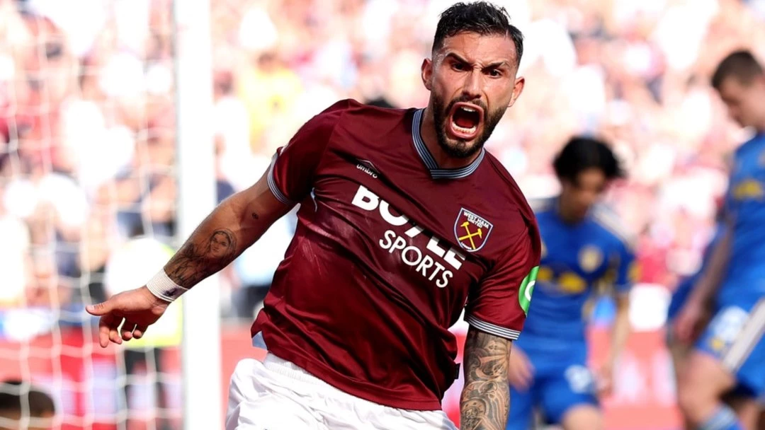 El grito de gol de Taty Castellanos no alcanzó para West Ham. Foto: @premierleague