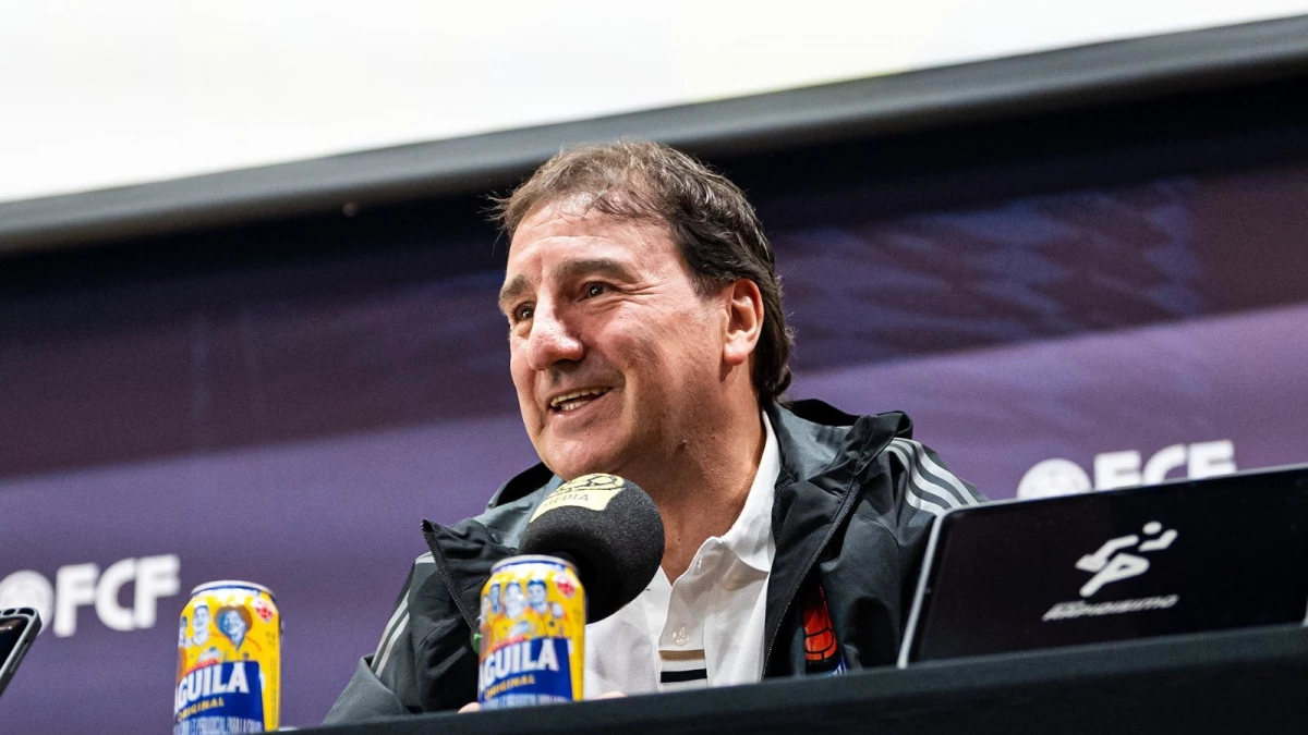 Néstor Lorenzo, el DT argentino de la Selección Colombia. Foto: @FCFSeleccionCol