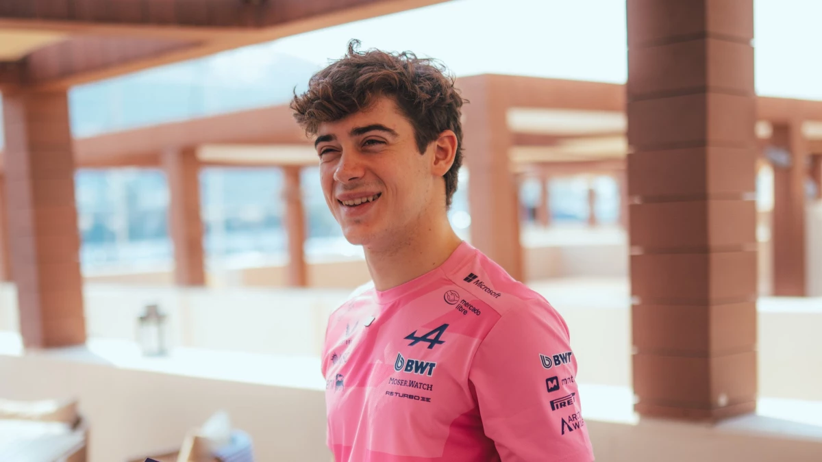 La sonrisa de Franco, que cumple 23. Foto: Alpine.