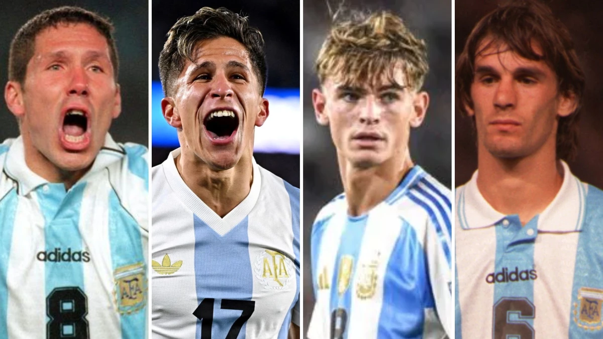 Diego y Giuliano Simeone y un legado que comparten con Nico y Pablo Paz en la Selección Argentina | Foto: Combo