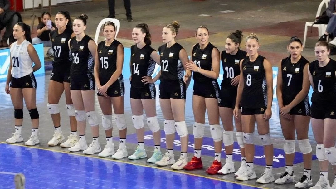 Foto: FEVA. Las Panteras jugaron el primero de los amistosos ante Bulgaria en Rosario en busca de ganar roce internacional&nbsp;