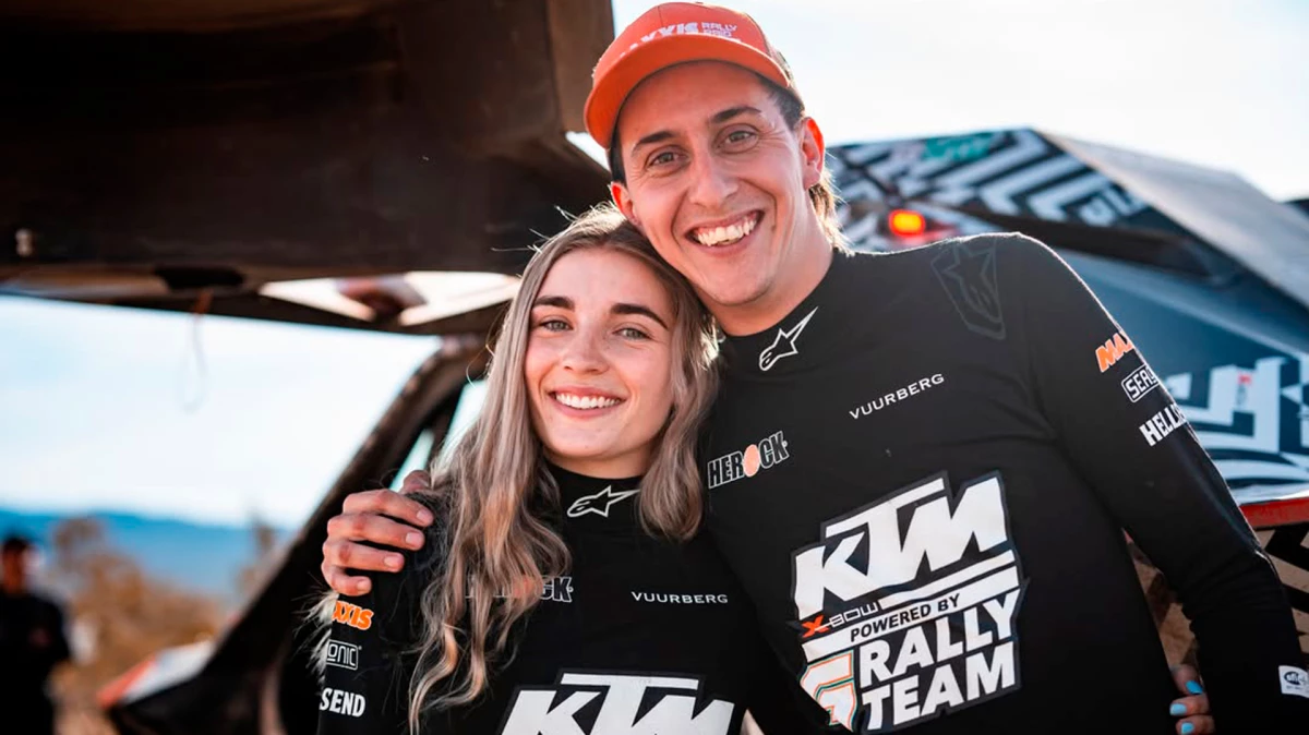 Klaassen como piloto, Sanz como navegante, un equipo con todas las letras, dentro y fuera del auto | Foto: Archivo