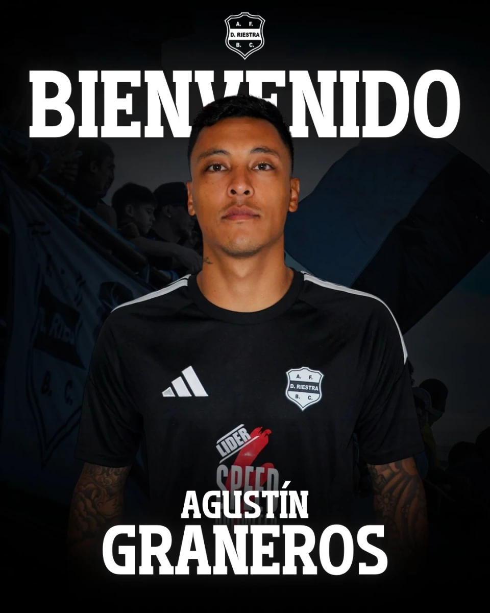 Foto: Prensa Riestra. También arribó el mediocampista Agustín Graneros