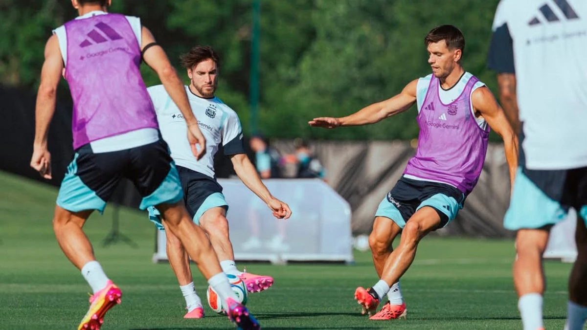 Foto: Segundo entrenamiento con algunos recuperados y otros en veremos.