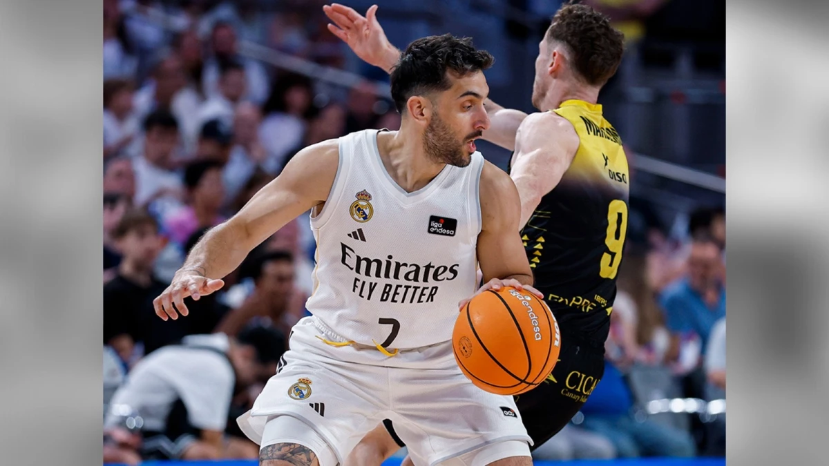 Foto:@RMBaloncesto. El cordobés Campazzo sumó 10 unidades, pero Real Madrid quedó eliminado en la LIga Endesa