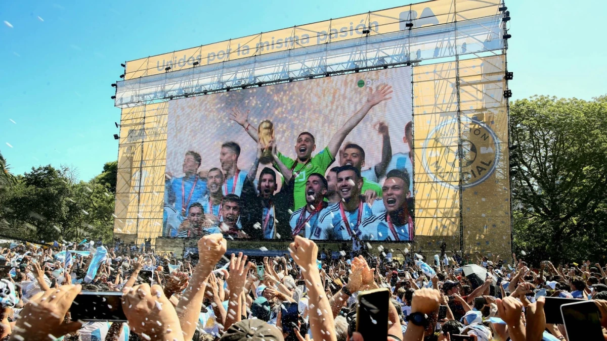 “Ciudad Late Mundial” es el evento que contará con un mega Fan Fest. Foto: ¨Prensa Ciudad de Buenos Aires.