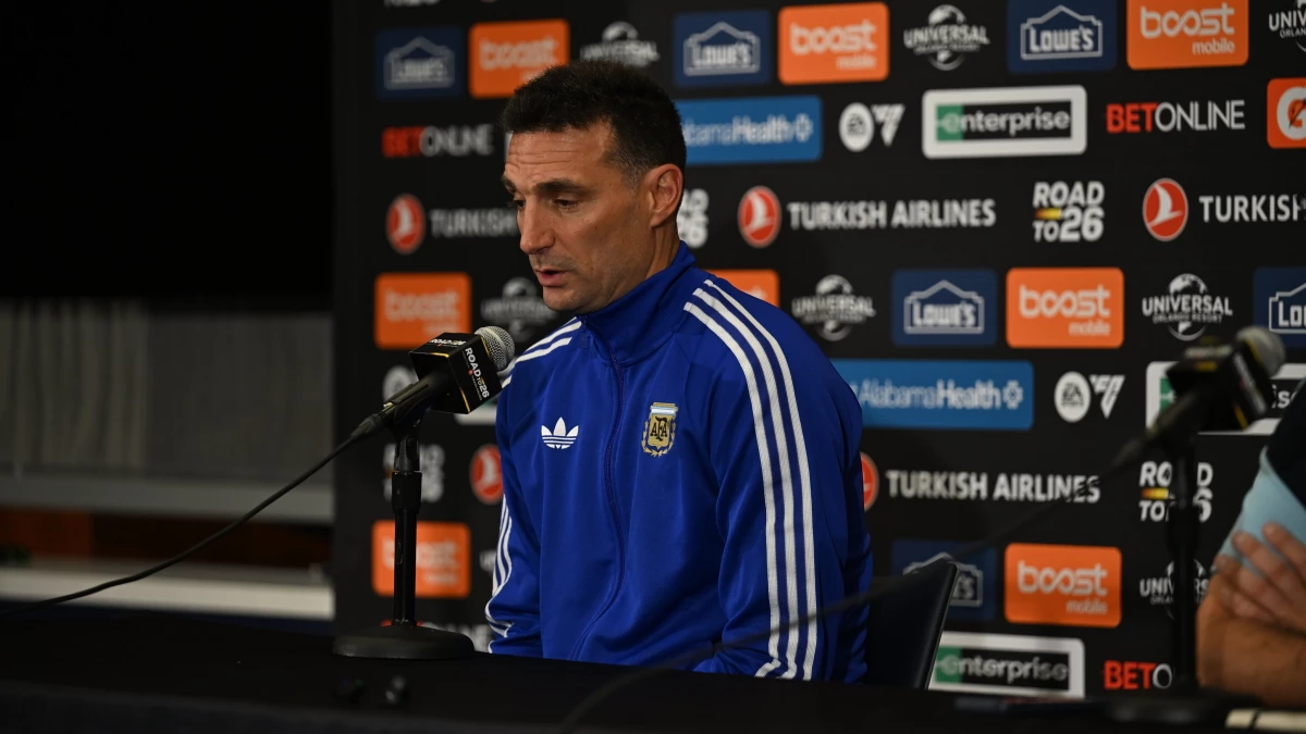 Foto: Scaloni se mostró más entusiasmado con la recuperación de los lesionados respecto de la conferencia post Honduras.