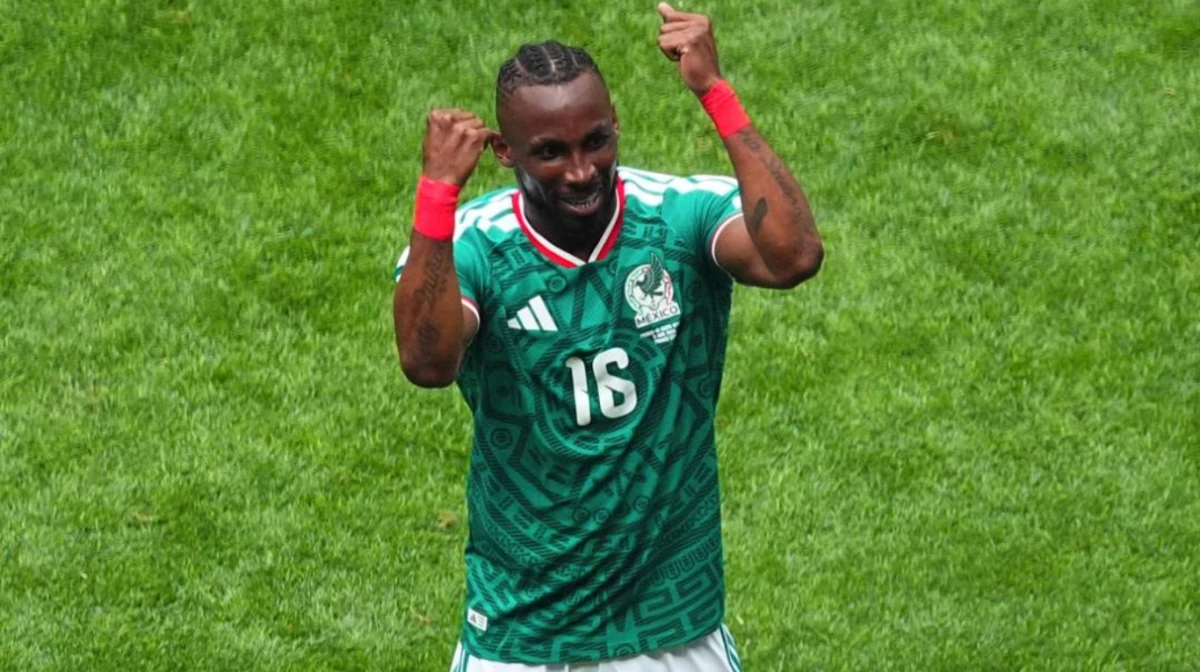 Julián Quiñones marcó el primer gol del Mundial y abrió el camino del triunfo de México. Foto: FIFA
