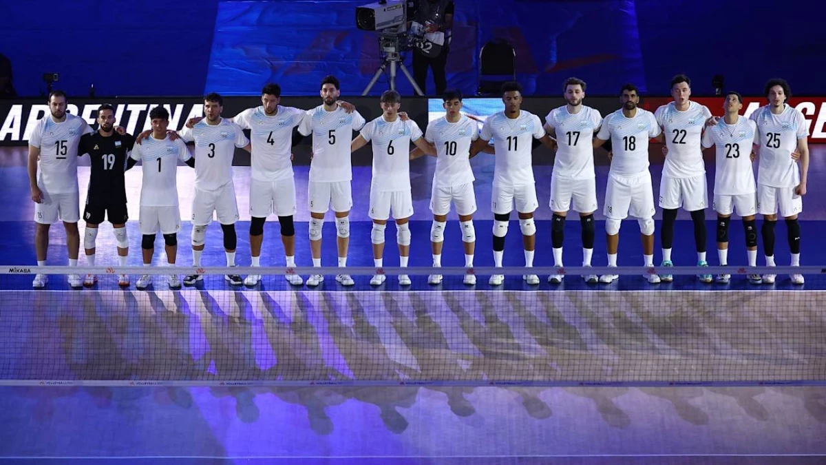 El equipo argentino llega a jugar la segunda fecha con Irán tras la derrota con Serbia por 3-1 | Foto: VNL&nbsp;