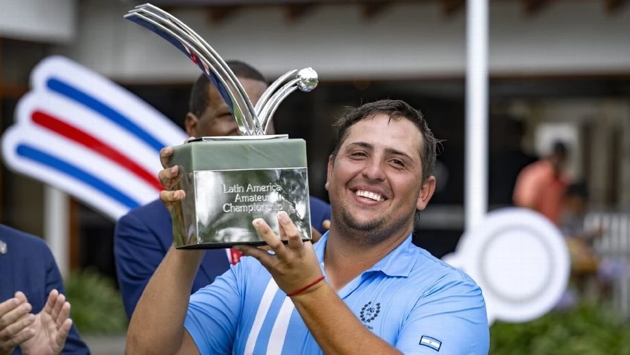 Foto: Prensa LAAC. El cordobés Pulcini se clasificó a este Major, tras adjudicarse el Campeonato Latinoamericano de Aficionados en enero pasado en Lima