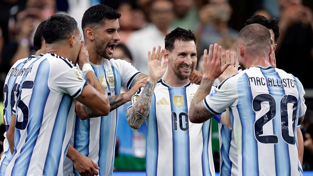Foto: AFA. Messi hizo todos los goles de la selección y otra vez fue la gran figura en el triunfo de la selección ante Austria. &nbsp;