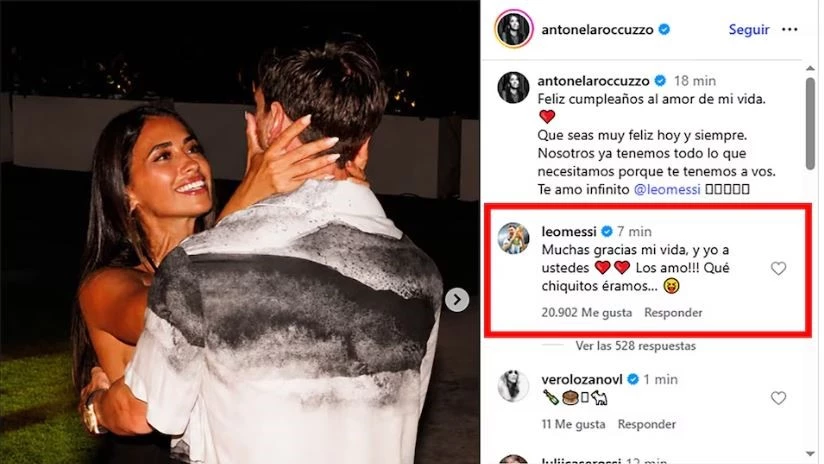 Foto: Instagram Antonela.
