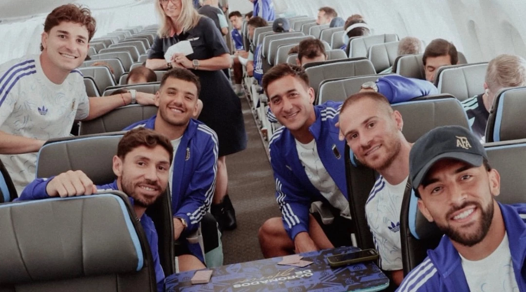 La delegación argentina llegó a Dallas este viernes por la tarde | FotoX@Argentina