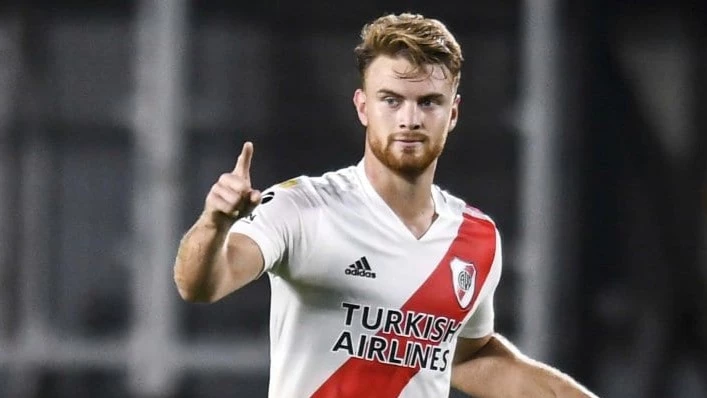 Foto: River. Luycas Beltrán regresa tras su paso por Fiorentina y luego de estrar a préstamo en Valencia&nbsp;