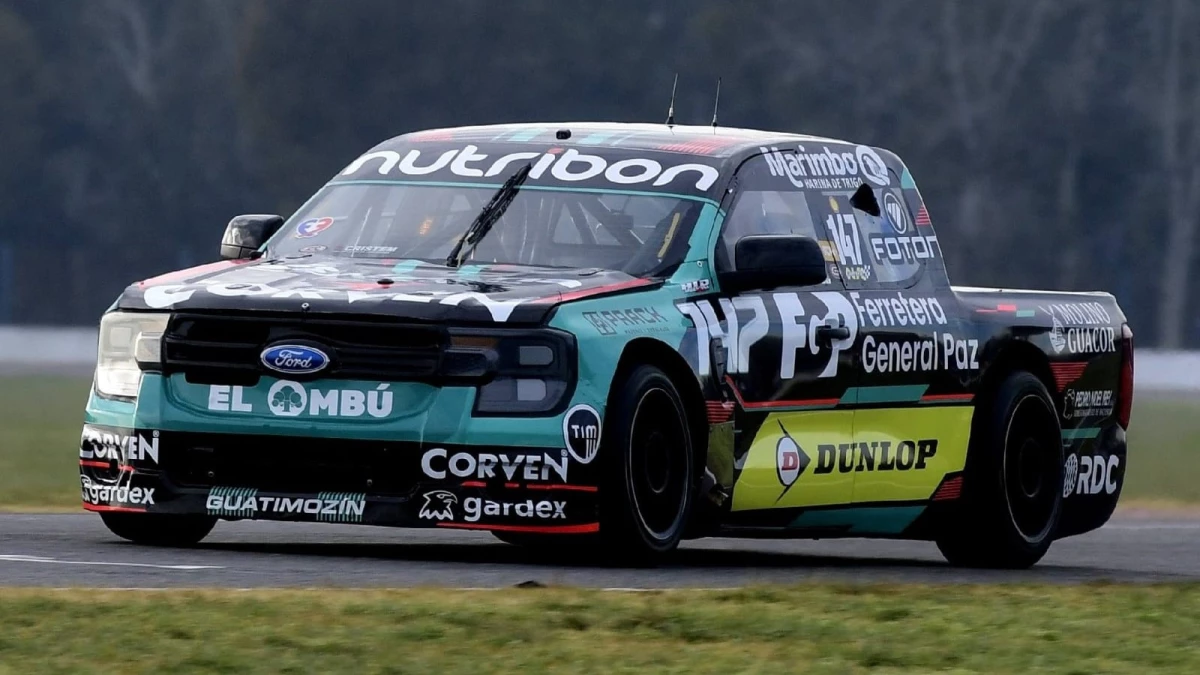 Marco Dianda ganó en el autódromo Roberto Mouras, en la La Plata, en el TC Pick UP. Foto: prensa ACTC&nbsp;