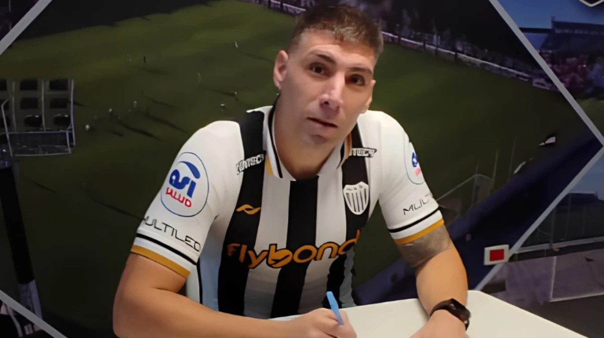 El Pistolero Acosta volvió a Caseros (Foto: X@Estudiantesok).